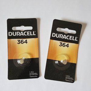 2 Pack Duracell 364 1.5 V Batteries